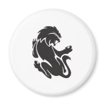 Tribal Lion Tattoo Design magnets