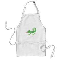 tribal lizard design aprons