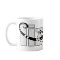 Tribal lizard mugs