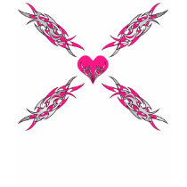 Tribal Love (Pink) T-shirt by MamaTees Tribal Love (Pink) T-shirt