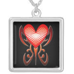 Tribal Love Tattoo Necklace