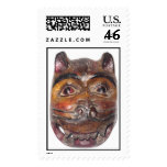 Tribal Mask Postage Stamp