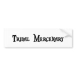 Tribal Mercenary Sticker Bumper Stickers