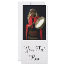 'Tribal Musician' Rack Card Template