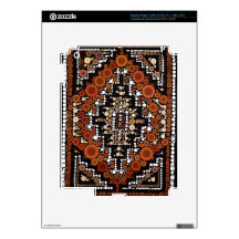 Tribal Native American Earth Tones Mosaic iPad 3 Decal