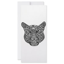 Tribal Panther rack cards by Oscarsink Tribal Panther rack cards
