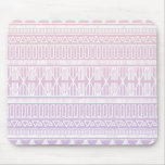 Tribal Pastel Pink Purple Mousepad
