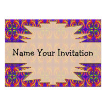 Tribal Pattern Invitation