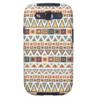 Tribal Pattern White Samsung Galaxy S3 Case