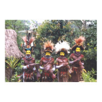 Tribal people of Papua New Guinea, Poster posters by IrinaFraser Tribal people of Papua New Guinea, Poster posters