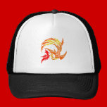 Tribal Phoenix on fire hats