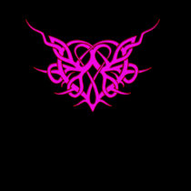 Tribal Pink Heart T-Shirt