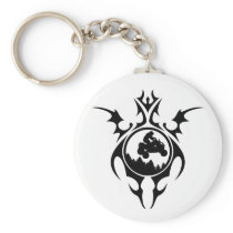 tribal quads key chain