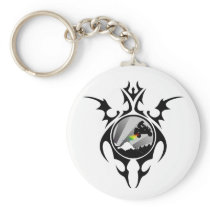 tribal quads key chains
