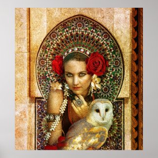 Tribal Queen with Owl