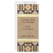 Tribal Custom Rack Card