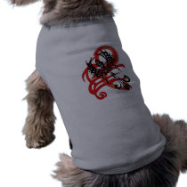 Tribal Raven Pet Cloths Pet Tee Shirt