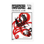 Tribal Raven Postage postage