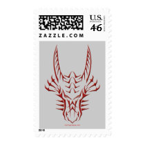 Tribal Red Dragon Head Stamps
