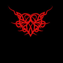Tribal Red Heart T-Shirt