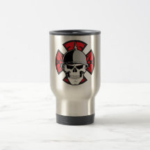 Tribal Round Cross Skull Coffee Mugs