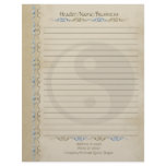 Tribal Sand Yin Yang Lined Letterhead Design