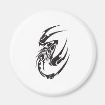 Tribal Scorpion Tattoo Design Fridge Magnets