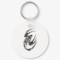 Tribal Scorpion Tattoo Design keychains