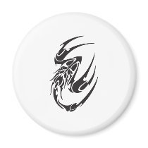 Tribal Scorpion Tattoo Design Fridge Magnets