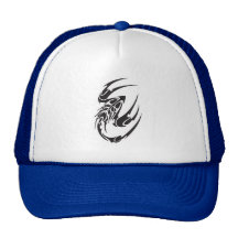 Tribal Scorpion Tattoo Design Mesh Hat