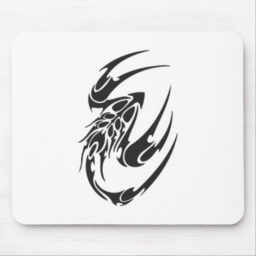Tribal Scorpion Tattoo Design Mouse Mats