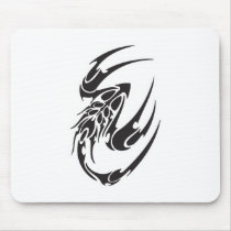 Tribal Scorpion Tattoo Design mousepads