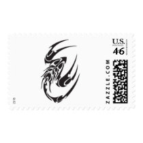 Tribal Scorpion Tattoo Design Postage Stamps