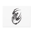 postcard - Be funky with this cool wicked tattoo inspired art design