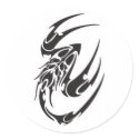 Tribal Scorpion Tattoo Design stickers by doonidesigns Tribal Scorpion Tattoo Design stickers