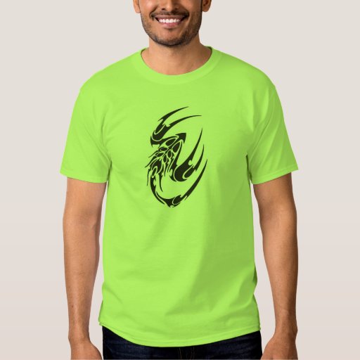 Tribal Scorpion Tattoo Design T-Shirt | Zazzle