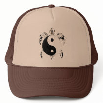 Tribal Sea Turtle Mesh Hats