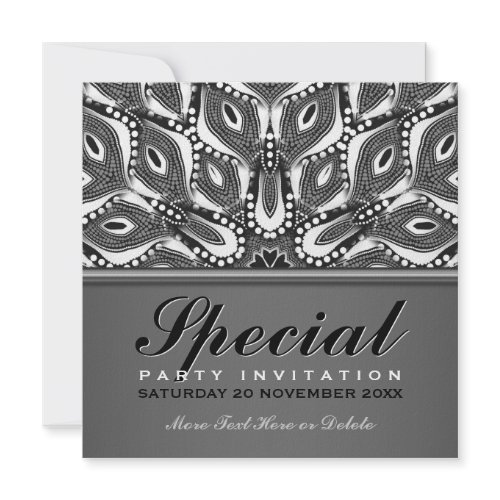 Tribal Serpent Special Event Party Invitation invitation
