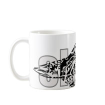 Tribal shark mugs