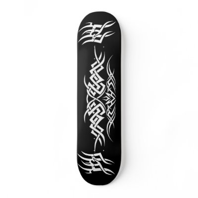 Tribal Skate Board Deck by scyoni