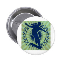 Tribal Skateboarder Pins