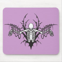 TRIBAL SKELETON mousepads