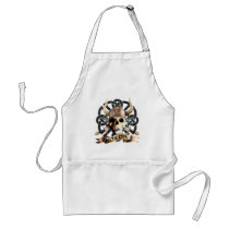 tribal skull apron