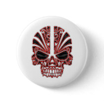 Tribal Skull Buttons