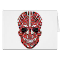 Tribal Skull Cards