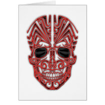 Tribal Skull Cards