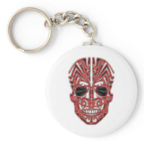 Tribal Skull Key Chains