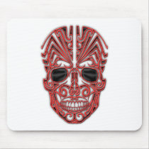 Tribal Skull Mouse Pad