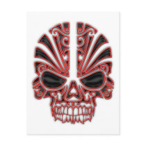 Tribal Skull Post Cards