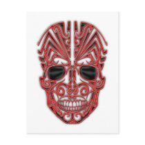 Tribal Skull Post Cards